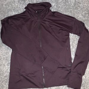 Dark purple athletic jacket